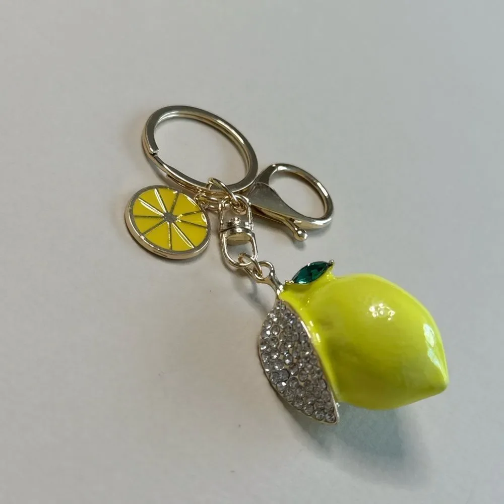 Yellow Lemon Keychain S1050
